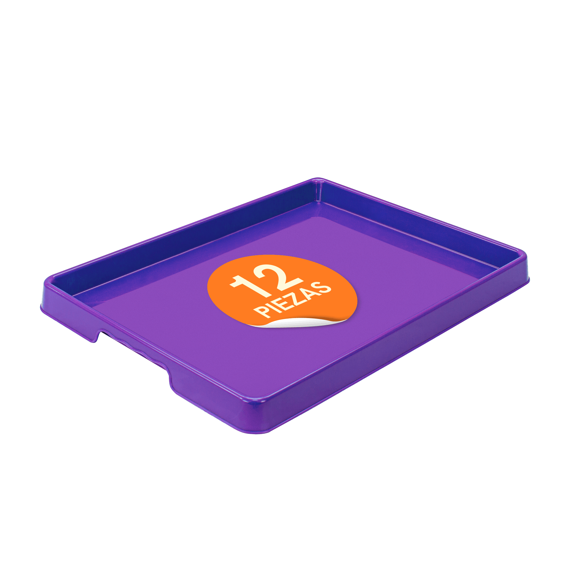 Large activity tray, purple, 12-pack