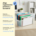 Large translucent book bins, 6-pack