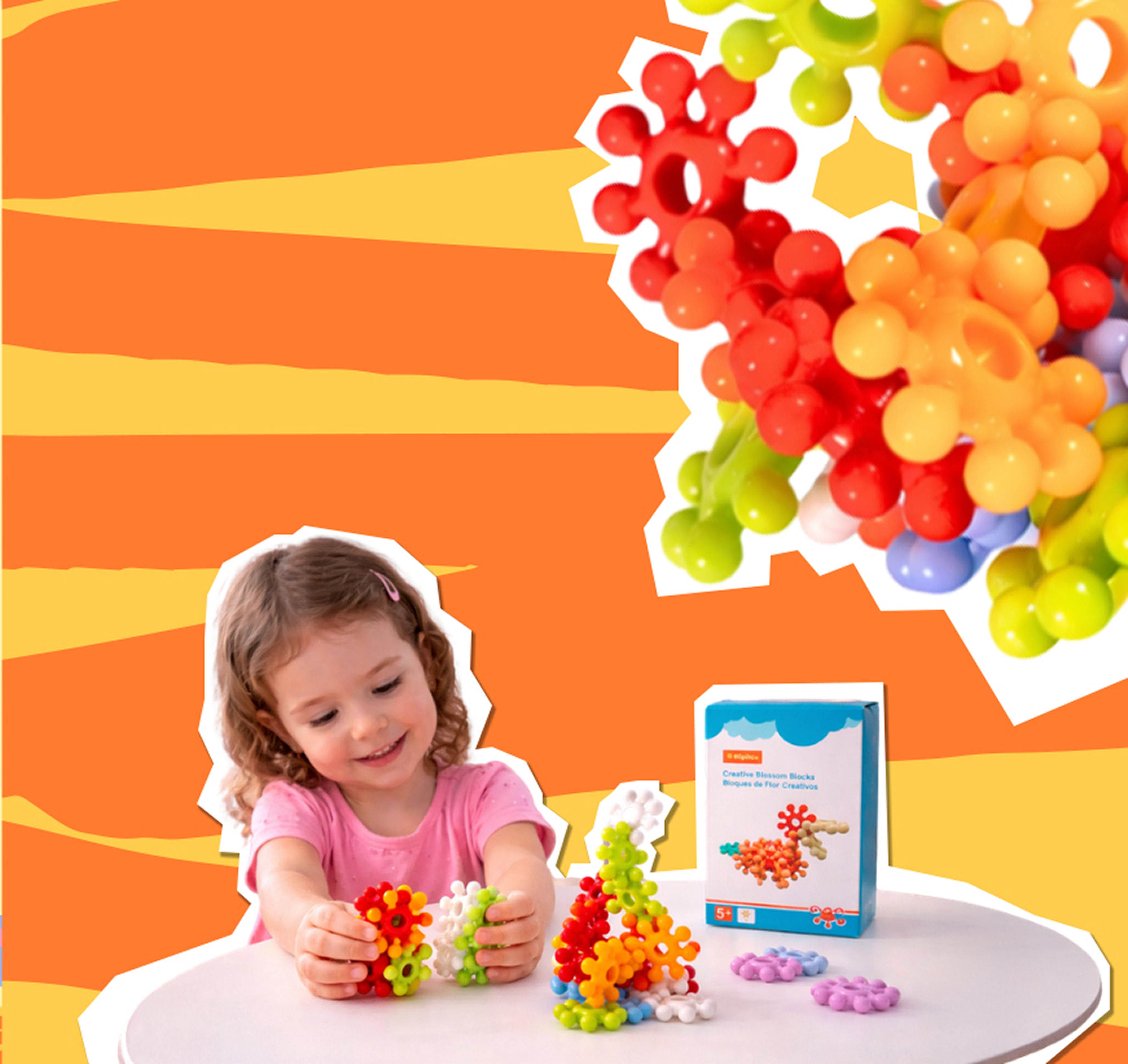 Blossom 55 piezas en Bolsa,